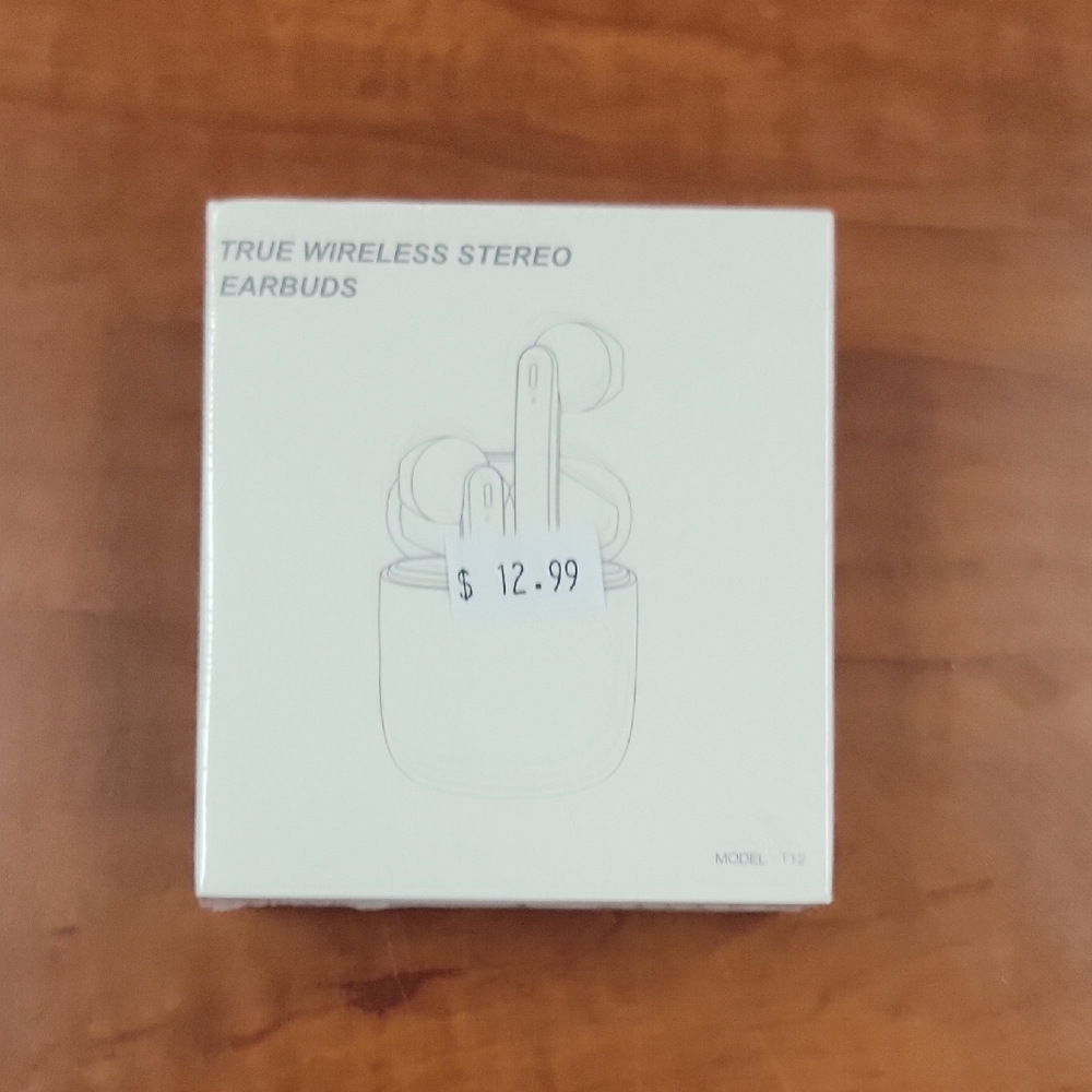 True Wireless Stereo Earbuds - White